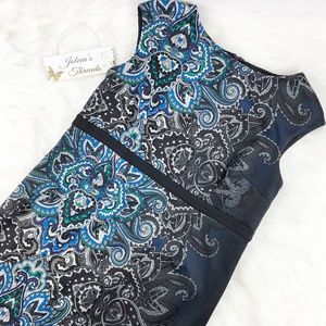 Chico's Black Patterned Dress